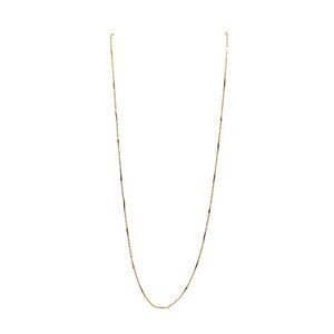 Accents By Hallmark Cards Gold-Tone Necklace 24" Chain With Barrel Links
